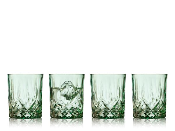 BITZ Lyngby Glas Sorrento Whisky glass 32 cl 4 pcs Green