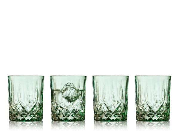 BITZ Lyngby Glas Sorrento Whisky glass 32 cl 4 pcs Green