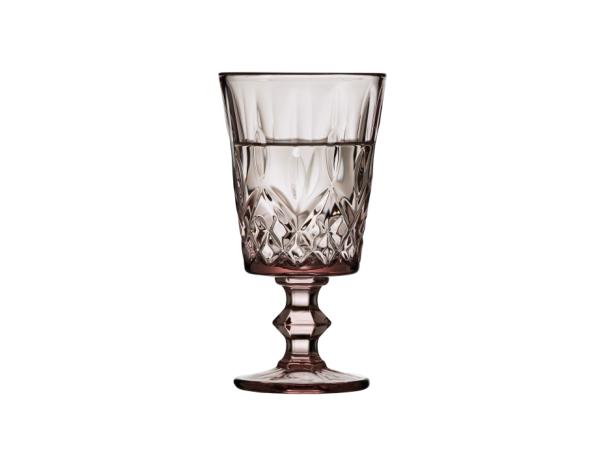 BITZ Lyngby Glas Sorrento Wine Glass 29 Cl 4 Pcs Pink