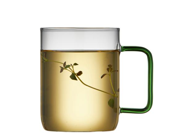 BITZ Lyngby Glas Torino Glass Mug 40 Cl 2 Pcs Green