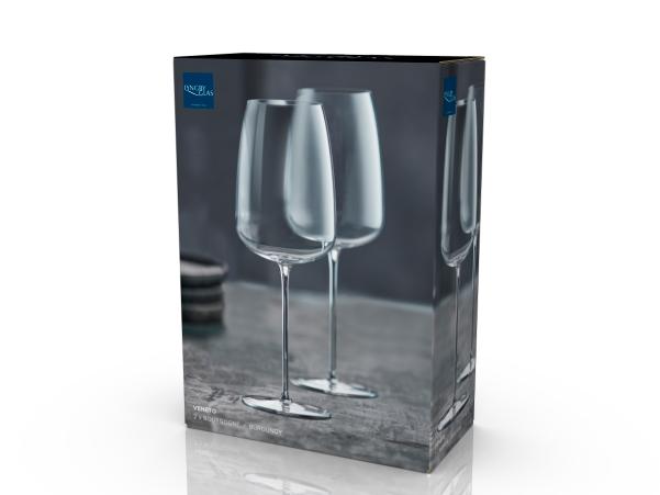 BITZ Lyngby Glas Veneto Bourgogne Glass 77 Cl 2 Pcs