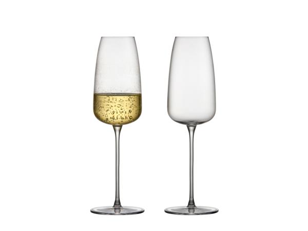 BITZ Lyngby Glas Veneto Champagne glass 36 cl 2 pcs
