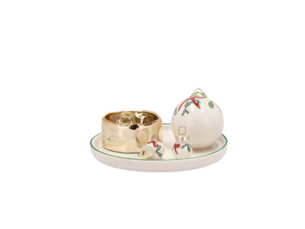 BITZ Medusa-Copenhagen Jingle light Candleholder f/pillar candle Dia 13 5 cm