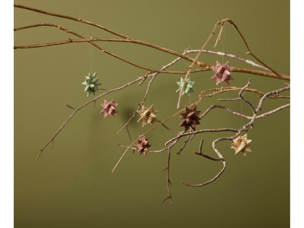BITZ Medusa-Copenhagen Star Ornament Dia 5 Cm Green