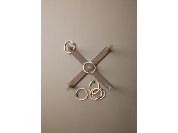 BITZ Moments Of Play Ring Toss 62 X 62 X 25 Cm Grey/Brown