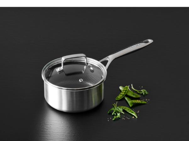BITZ Morsø 79NORD Hybrid Saucepan With Glass Lid Dia 16 X 35 3 X 17 4 X 7 95 Cm