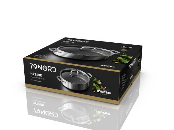 BITZ Morsø 79NORD Hybrid Sauté Casserole Dia 28 X 53 6 X 29 4 X 8 23 Cm