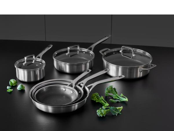 BITZ Morsø 79NORD Hybrid Sauté Pan With Glass Lid Dia 24 X 45 7 X 25 4 X 6 75 Cm