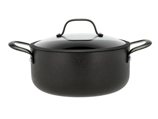 BITZ Morsø Black Fossil Cookware Set W Lid 6 Parts Black