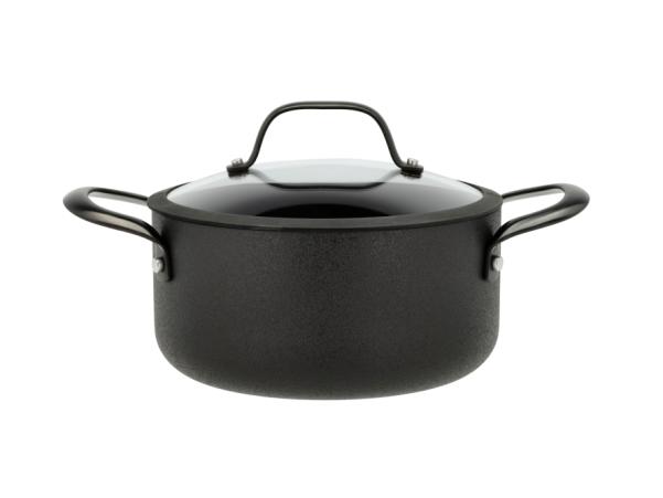 BITZ Morsø Black Fossil Cookware Set W Lid 6 Parts Black
