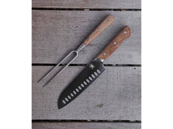 BITZ Morsø Foresta Santoku Knife Oak/Stainless Steel