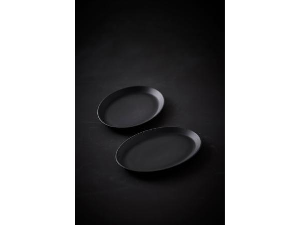 BITZ Morsø Forno Steak Plate 28 X 20 Cm 2 Pcs Black