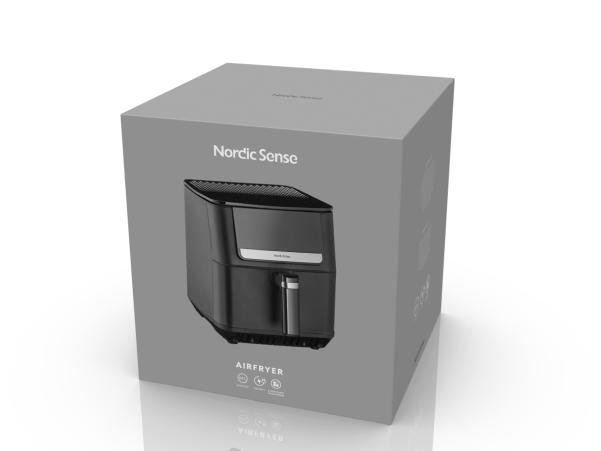 BITZ Nordic Sense Airfryer 6.5 Liter 1800 Watt Black