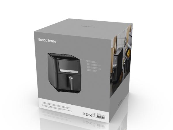 BITZ Nordic Sense Airfryer 6.5 Liter 1800 Watt Black