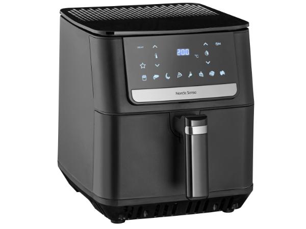BITZ Nordic Sense Airfryer 6.5 liter 1800 watt Black