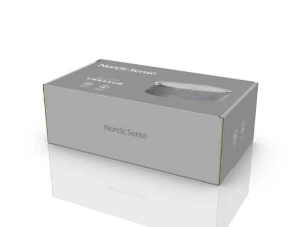BITZ Nordic Sense Alarm Clock With Light Light Grey