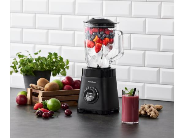 BITZ Nordic Sense Blender 1.5 Liter 1000 Watt Black