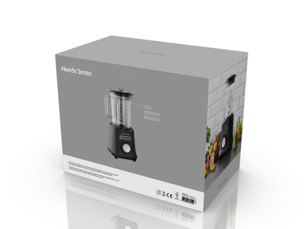 BITZ Nordic Sense Blender 1.8 Liter 1800 Watt Black