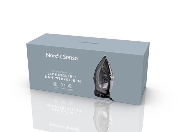 BITZ Nordic Sense Cordless Steam Iron 2400 Watt Black/Grey