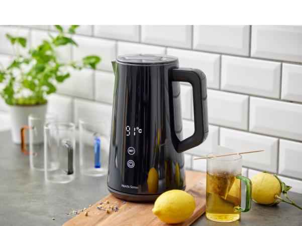 BITZ Nordic Sense Digital Electric Kettle 1 5 Liter Black