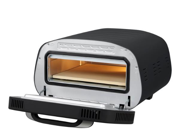 BITZ Nordic Sense Electric Pizza Oven 2200 Watt Black/Silver