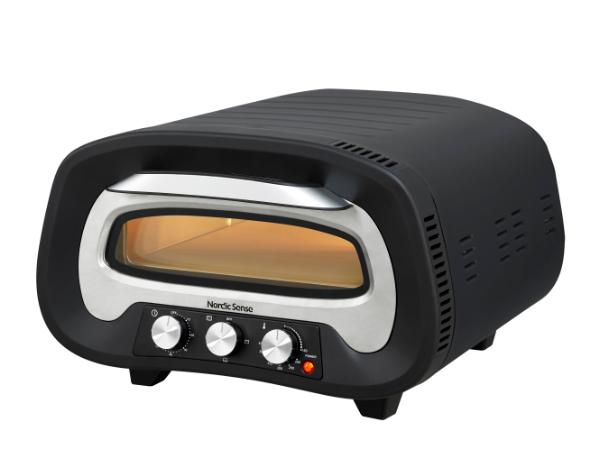 BITZ Nordic Sense Electric pizza oven 2200 watt Black/Silver