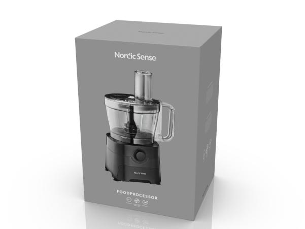 BITZ Nordic Sense Foodprocessor 3.5 Liter 1000 Watt Black