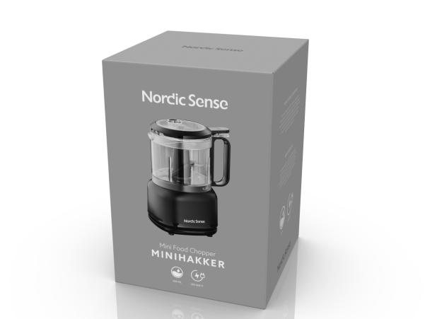 BITZ Nordic Sense Mini Food Chopper 0.5 Liter 250 Watt Matte Black