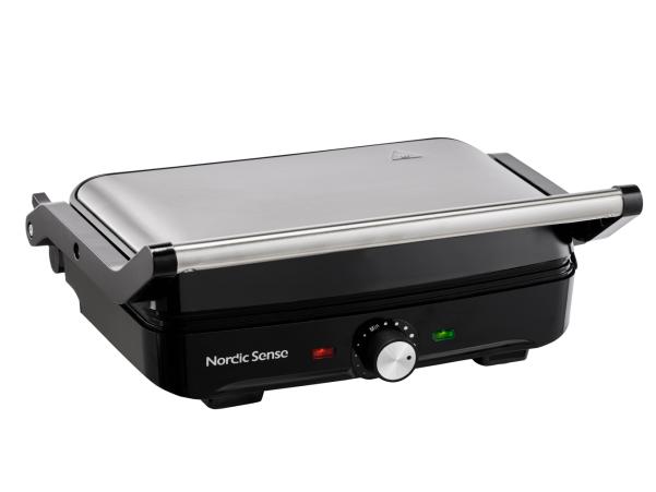 BITZ Nordic Sense Panini Grill 31.8 X 25.2 X 13.4 Cm 1600 Watt Steel/Black