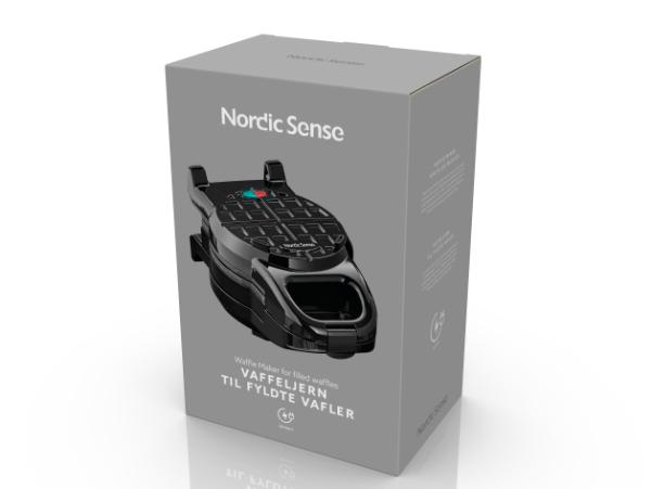 BITZ Nordic Sense Stuffed Waffle Maker 700 Watt Black