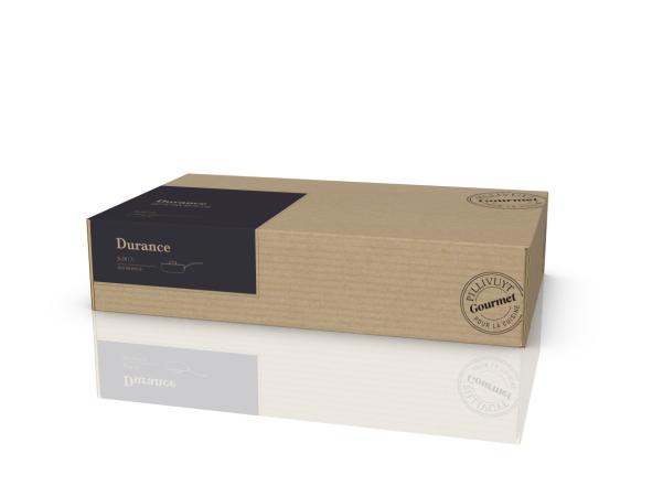 BITZ Pillivuyt Gourmet Durance Sauté Pan With Lid Dia 24 Cm Steel