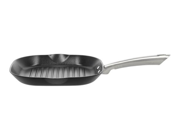 BITZ Pillivuyt Gourmet Garonne Griddle pan 48.2 x 28 x 6.5 cm Black