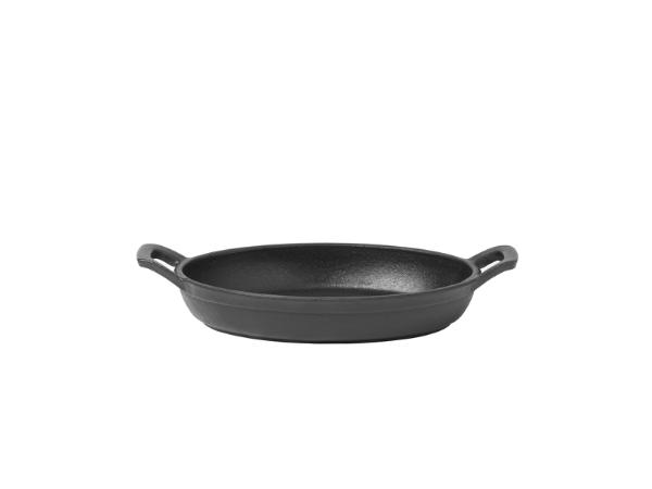 BITZ Pillivuyt Gourmet Garonne Mini Pan with 2 handles oval x 21 x 15 x 4 cm 0 68 liter