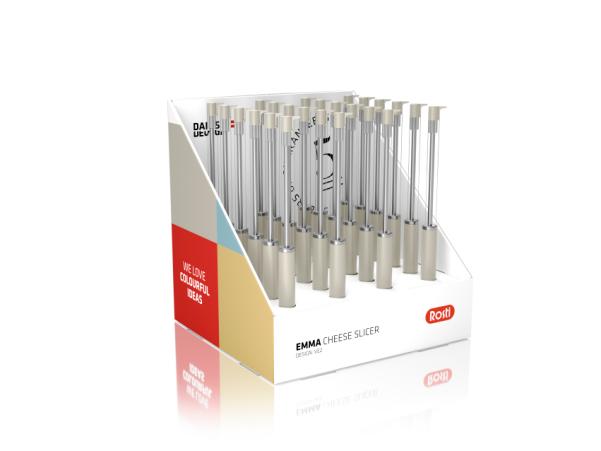 BITZ Rosti Emma Table Display Cheese Slicer 24 Pcs Humus