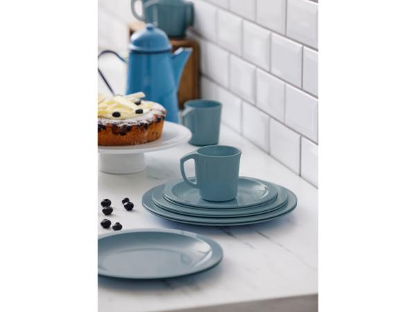 BITZ Rosti Hamlet Dinner Plate Dia 24.5 X 2 Cm Dusty Blue