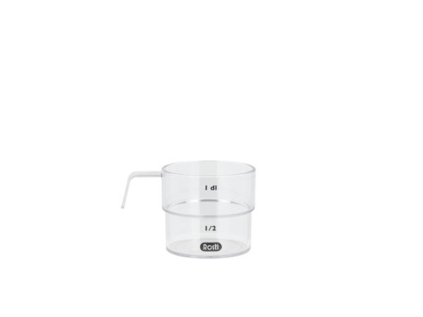 BITZ Rosti Mensura Deciliter measuring cup 100 ml Clear
