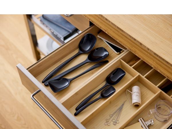 BITZ Rosti NEW Classic Kitchen Spoon Broad Shape 27.5 X 6 X 2.5 Cm Carbon Black