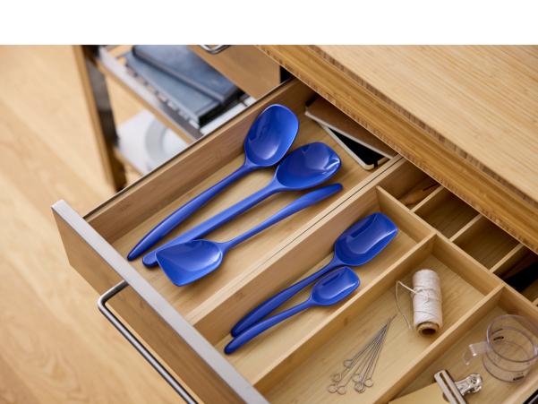 BITZ Rosti NEW Classic Kitchen Spoon Broad Shape 27.5 X 6 X 2.5 Cm Electric Blue