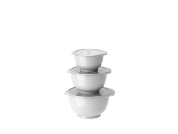 BITZ Rosti NEW Margrethe Mini bowl set 0.25 + 0.5 + 0.75 Liter White