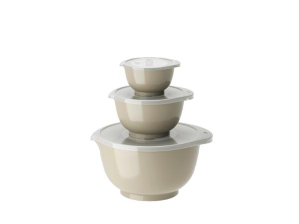 BITZ Rosti NEW Margrethe Mixing bowl set 6 parts 0.25 + 0.75 + 3 liter Humus