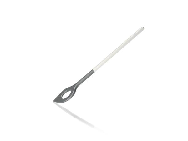 BITZ Rosti NEW Optima Stirring Spoon W Hole 31 X 5.5 X 1 Cm White