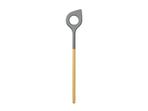 BITZ Rosti NEW Optima Stirring spoon w hole 31 x 5.5 x 1 cm Curry
