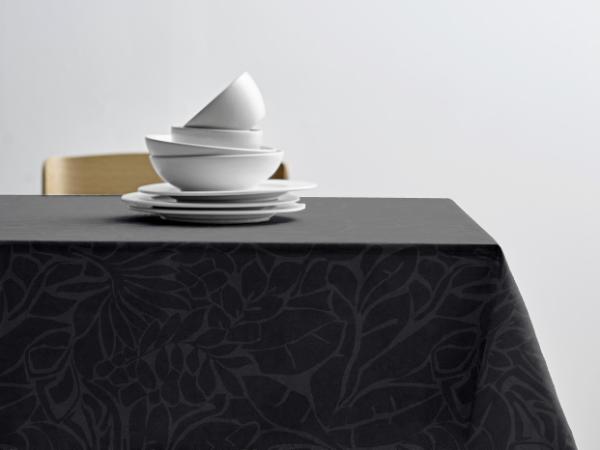 BITZ Södahl Abstract leaves Damask Tablecloth 140 x 220 cm Ash