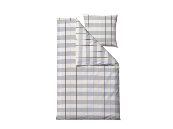 BITZ Södahl Blocks Bed linen 140 x 200 cm Cloud grey