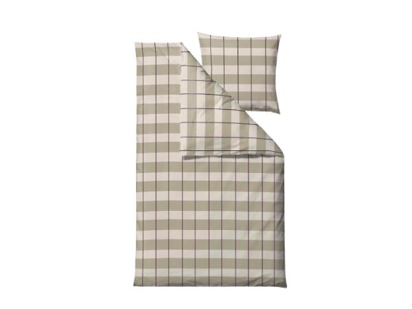 BITZ Södahl Blocks Bed linen 140 x 220 cm Eucalyptus