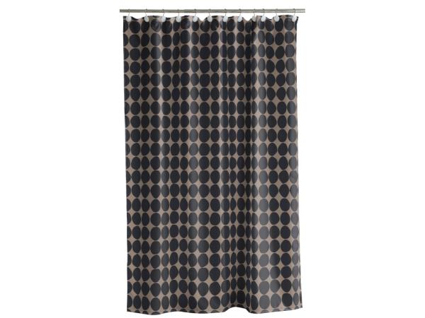 BITZ Södahl Bubbles Shower Curtain 180 x 200 cm Taupe