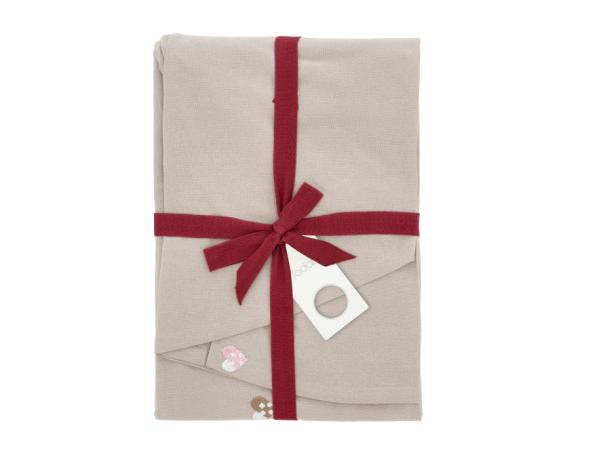 BITZ Södahl Christmas Hearts Embroidery Christmas Tablecloth Dia 180 Cm Rose