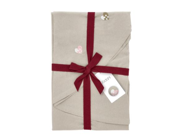 BITZ Södahl Christmas Hearts Embroidery Christmas Tree Mat Dia 110 Cm Rose
