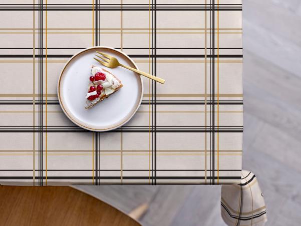 BITZ Södahl Define Acrylic With Antislip 140 Cm Beige/Gold