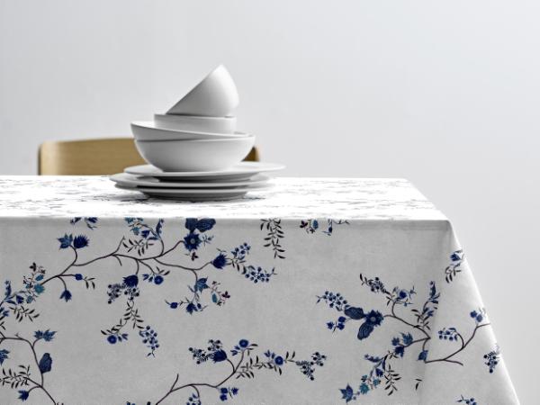 BITZ Södahl Grace Acrylic tablecloth w. antislip 140 cm Navy blue